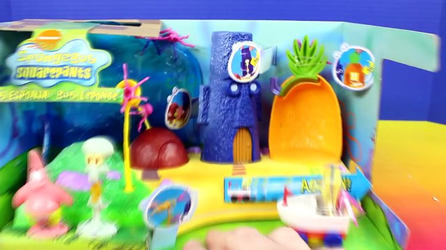 Nickelodeon Talking SpongeBob SquarePants Squidward & Patrick With Playset
