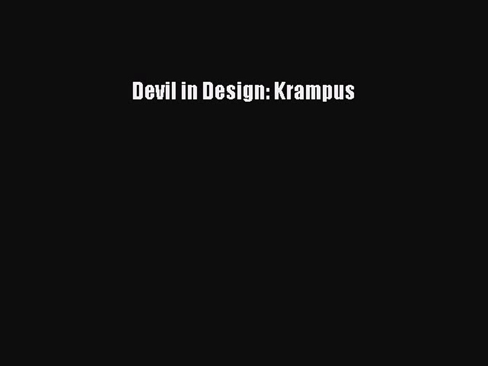 Read Devil in Design: Krampus PDF Online