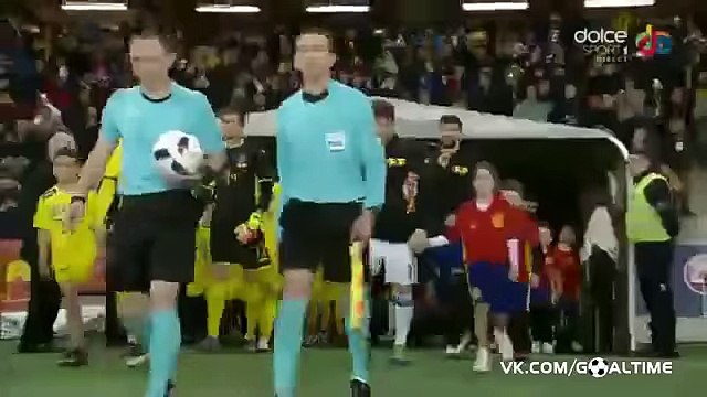 ملخص مباراة أسبانيا و رومانيا 0-0 مباراة ودية 27/03/2016