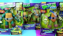 Teenage Mutant Ninja Turtles Interactive Talking Leonardo Michelangelo Raphael Donatello TMNT Toys