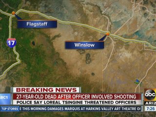 Woman shot and killed by Winslow police