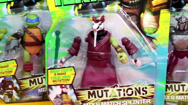 Teenage Mutant Ninja Turtles TMNT Mutations Leo Mikey Splinter Shreder Tiger Claw