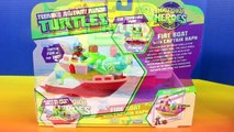 Teenage Mutant Ninja Turtles Half Shell Heroes TMNT Fire Boat Captain Raph Dive Boat Donnie