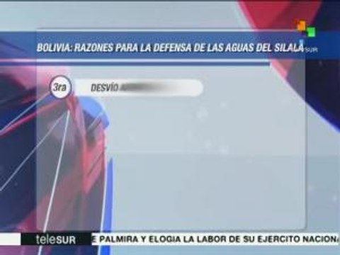 Bolivia argumenta su demanda contra Chile por el manantial Silala