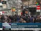 Bélgica: neonazis interrumpen marcha pacífica en Bruselas