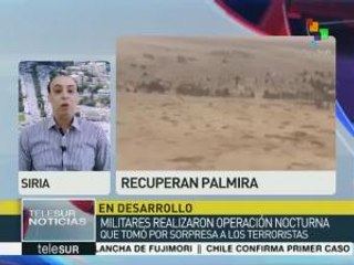 Ejércitos sirio y ruso recuperan la milenaria ciudad Palmira