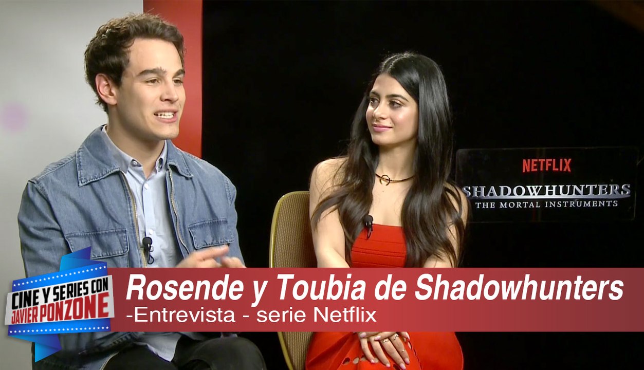 A solas con Alberto Rosende y Emeraude Toubia de Shadowhunters
