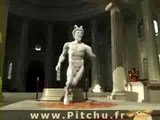 Un homme mi homme mi chevre en furie