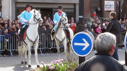 Denain: démonstration équestre au carnaval