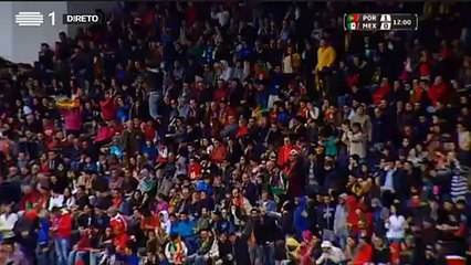 1-0 Diogo Jota Goal International Friendly U23 - 28.03.2016, Portugal U23 1-0 Mexico U23