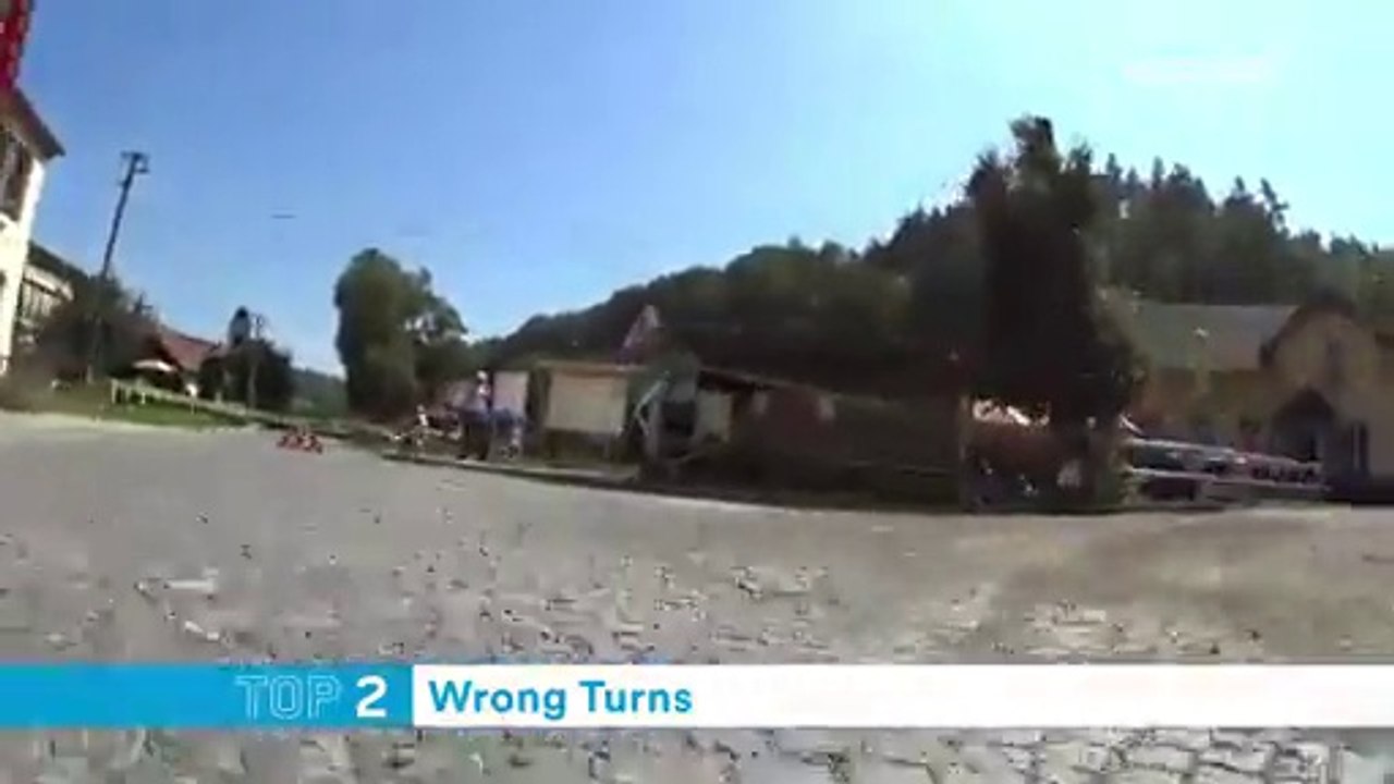 Rallilerde yanlış yola girenler
