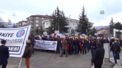 Maden İşçilerinin Protestosu