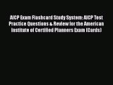 PDF AICP Exam Flashcard Study System: AICP Test Practice Questions & Review for the American