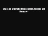 [PDF] Chasen's  Where Hollywood Dined: Recipes and Memories [Read] Online