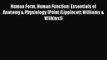 Read Human Form Human Function: Essentials of Anatomy & Physiology (Point (Lippincott Williams