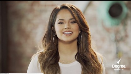 Becky G Off Stage: Measuring Movement with Degree Women Antiperspirant