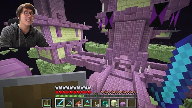 【マインクラフト】エンドシップが２つ!- 滑空翼とドラゴンの頭ゲット！【ヒカキンのマイクラ実況 Part107】【ヒカクラ】