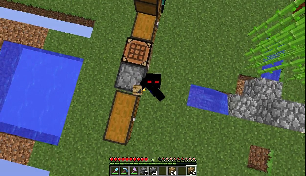 Minecraft grass block survival Part 6 Into the Nether