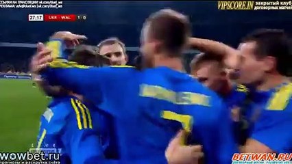 Andriy Yarmolenko Goal HD - Ukraine 1-0 Wales (Friendly) 28.03.2016 HD