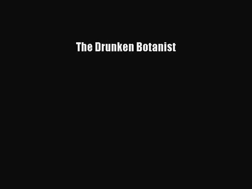 [Download PDF] The Drunken Botanist PDF Free