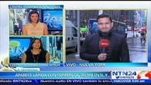 En medio de escenario presidencial aparece lápida con nombre de Donald Trump en Nueva York