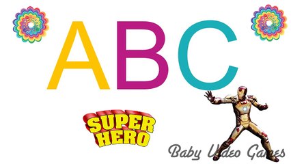 ABC Song with Superheroes Nursery Rhymes