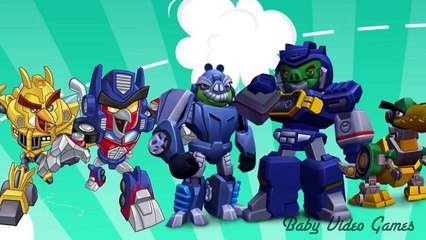 Descargar video: Angry Birds Transformers Finger Family  Nursery Rhymes