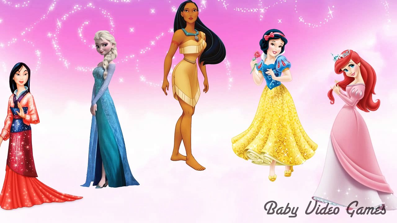 Disney Princesses Finger Family Nursery Rhymes