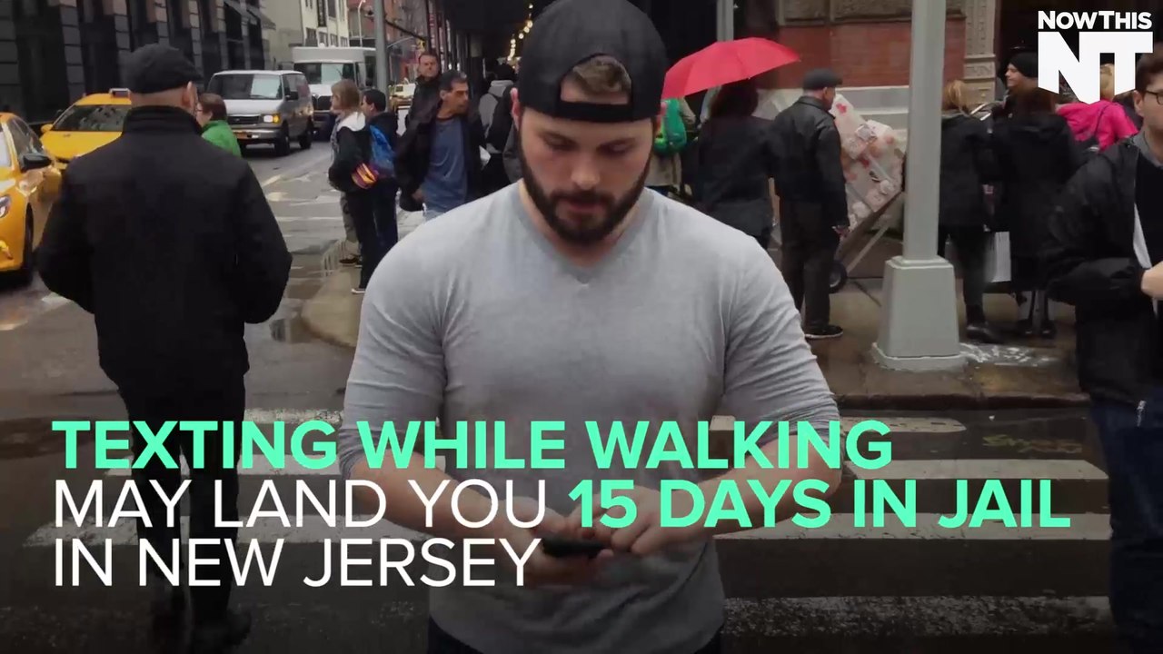 Texting While Walking May Soon Become Illegal In New Jersey
