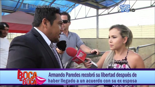 Armando Paredes después de llegar a un acuerdo con su ex esposa recobró su libertad