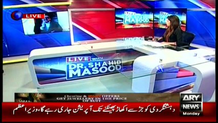Live With Dr. Shahid Masood - 28th March 2016