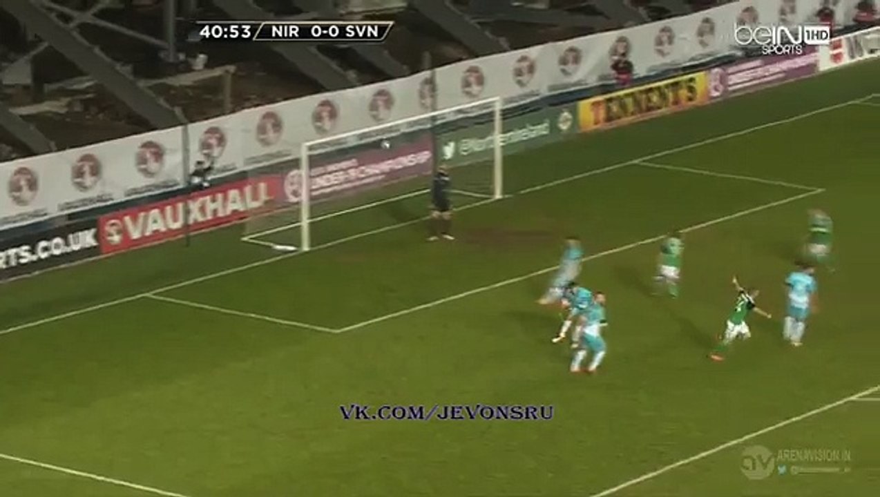 Washington 1:0 Goal - Northern Ireland - Slovenia - 28/03/2016