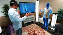 holoportation׃ virtual 3D teleportation in real time Microsoft Research