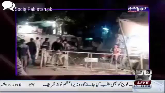 Mubashir Luqman Plays A Clip Showing What Police Was Doing After Blast.