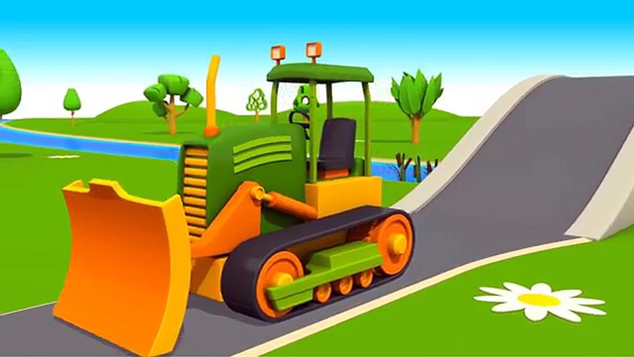 Camiones grandes para niños en español - Big trucks for kids in Spanish