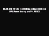 Read MEMS and MOEMS Technology and Applications (SPIE Press Monograph Vol. PM85) PDF Free