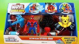 Playskool Heroes Marvel Spider-Man Action Gear Web Copter with Imaginext Gorilla Grodd Just4fun290