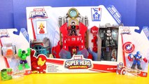 Playskool Heroes Marvel Super Hero Tony Stark Iron Man War Machine Hulk