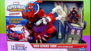 PlaySkool Heroes Web Strike Tank with Spider-Man and Green Goblin