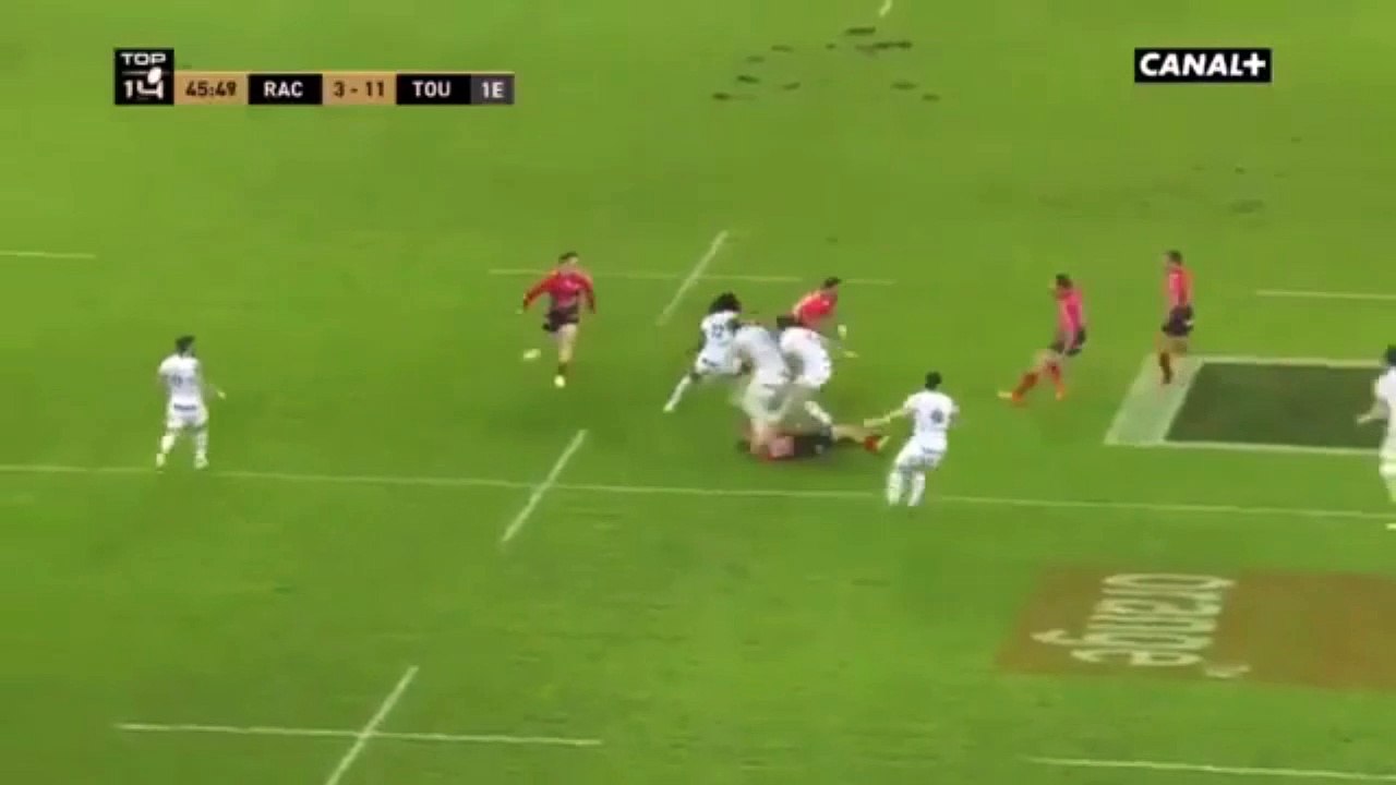 quade cooper sensational offload vs racing