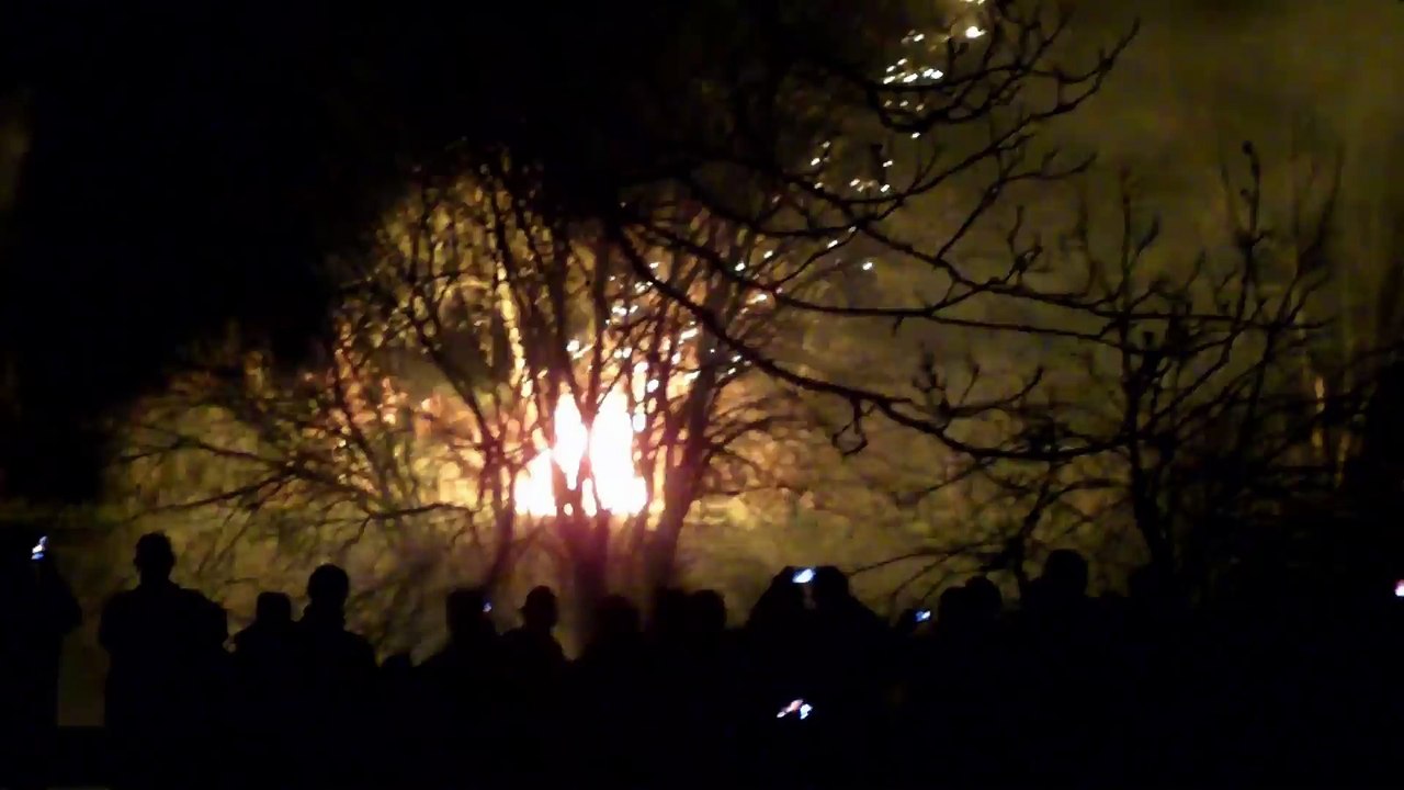 Oster Feuerräderlauf in Melsungen-Günsterode