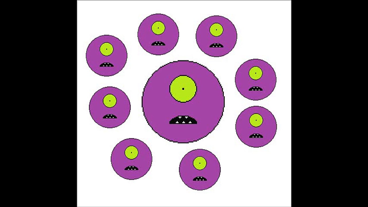 (Spring Break 2016) The Eyeball Mutant from Cube Creator 3D loses one of its children and blows up