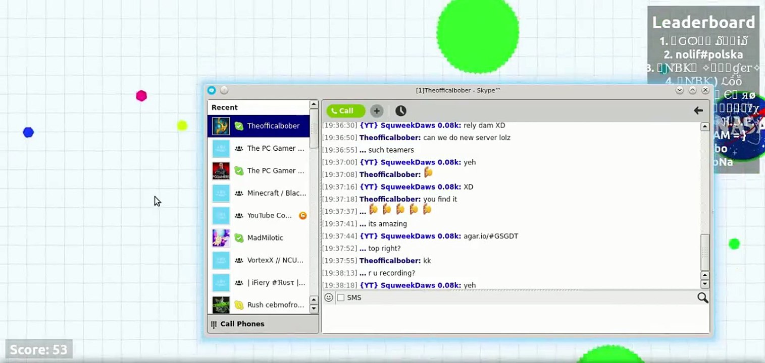 Agar.io With Subscriber Team Gameplay (Most Addictive Game)