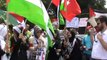 Protest impotriva blocadei din Gaza - protestele celor stransi in parc