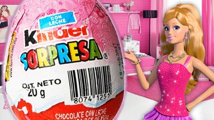 BARBIE Kinder Sorpresa Mattel Unboxing Huevito de chocolate con muñeca