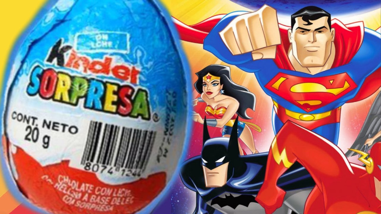 Liga de la Justicia KINDER SORPRESA Huevo de pascua juguete regalo
