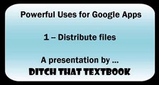 Powerful Uses for Google Docs #1 - Sharing files