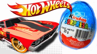 Hot Wheels Kinder Sorpresa en Español Huevo de pascua juguete sorpresa