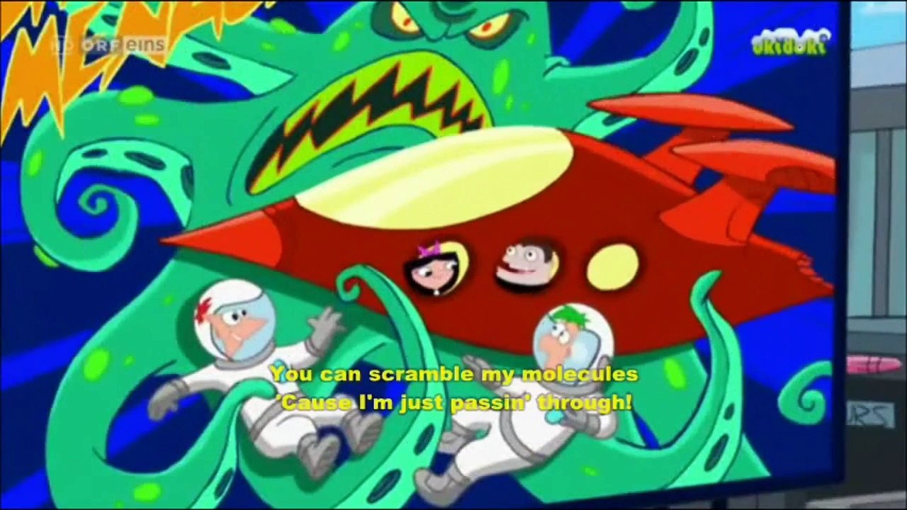 Phineas and Ferb-Just Passing Through Lyrics(HD)