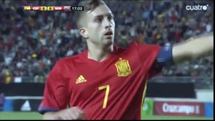 17' Deulofeu G. GOAL - Spain U21 1-0 Norway U21 28.03.2016